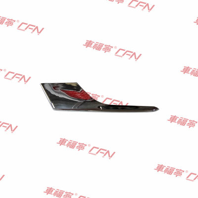 Tesla Model X 2015-2021 Links voorste bovenste chroom mist licht vormtrek 1049611-00-F OEM ABS plastic