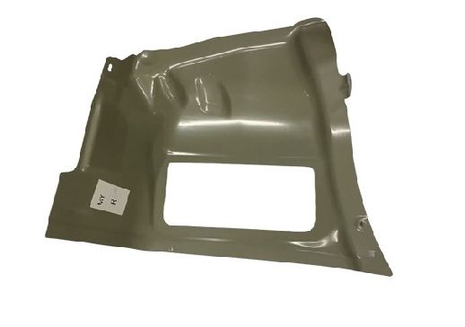 Tesla rechterhand buitenpaneelverlenging 1522163-S0-A Zwart ijzer