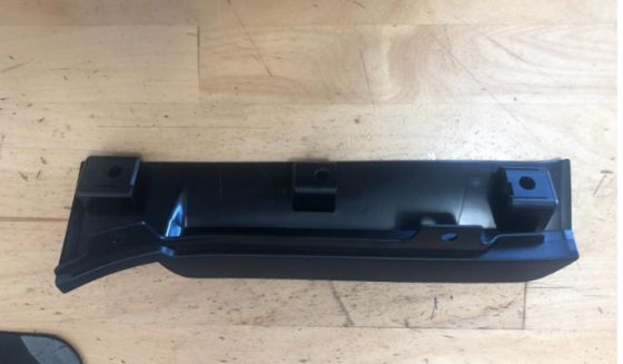 Linkshandwiel voor Tesla Model X 2015-2021 zwart plastic