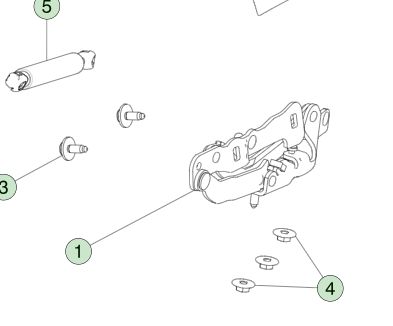 Tesla Model 3 2021 Linker Kofferscharnier 1551482-00-H OEM-pasvorm