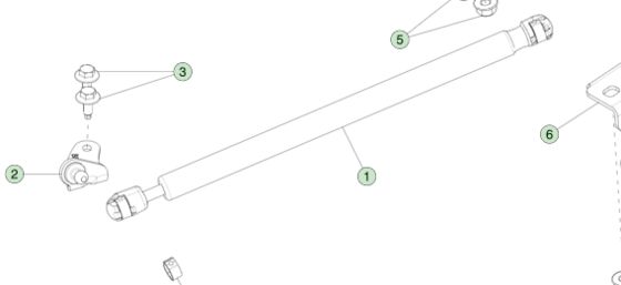 GASVEER - MOTORKAP VOOR MODEL S 2012-2021  1062634-00-A
