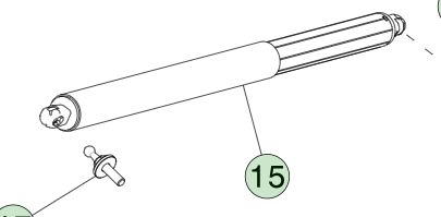 ACHTERKLEP GASVEER LINKERZIJDE 6006608-00-B VOOR MODEL S 2012-2021