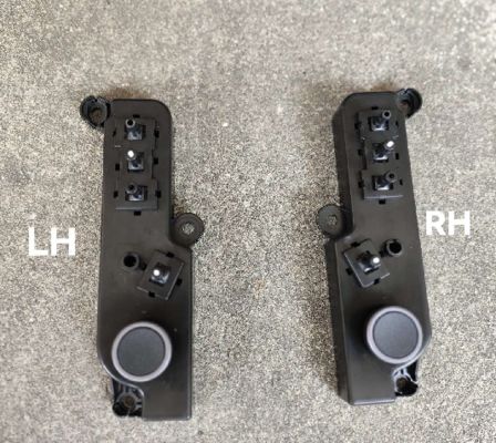 Eerste rij schakelaar 8 - WAY - RIGHT HAND - LUMBAR - RIGHT HAND DRIVE M3/MY NEW 1551855-01-A