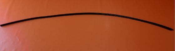 Zwarte Rubberen Sierlijst voor Tesla Model 3 2017+ 212x26x5mm