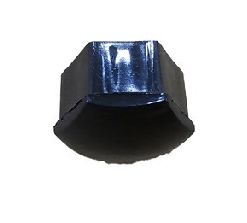 Matte Zwarte Wielmoer Afdekkap voor Tesla Model S/3 22mm 15mm ABS Plastic