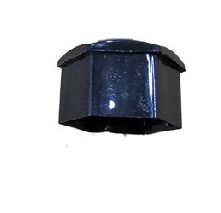 Matte Zwarte Wielmoer Afdekkap voor Tesla Model S/3 22mm 15mm ABS Plastic