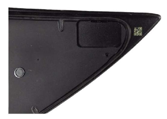 Oplaadpoort dekking - Links voor Tesla Model 3 ((2023+) 1715104-00-B