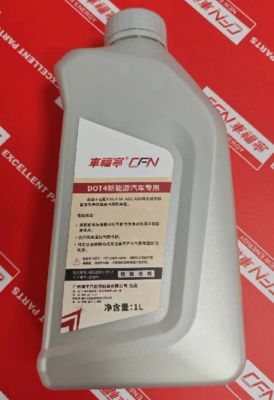 DOT4 Remvloeistof (Lichtgeel tot Vrijwel Kleurloos, 1L) 1060099-00-A